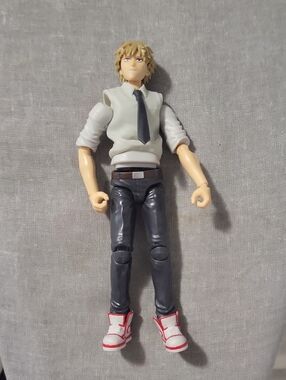 Anime Action Figure with White Vest and Black Tie